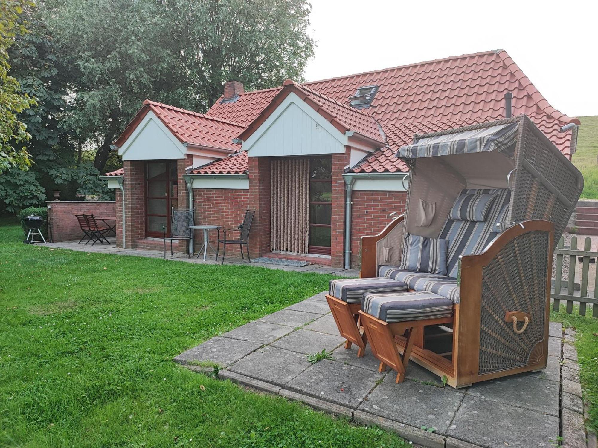 Fischerhaus Am Deich 45233 Jemgum Bagian luar foto